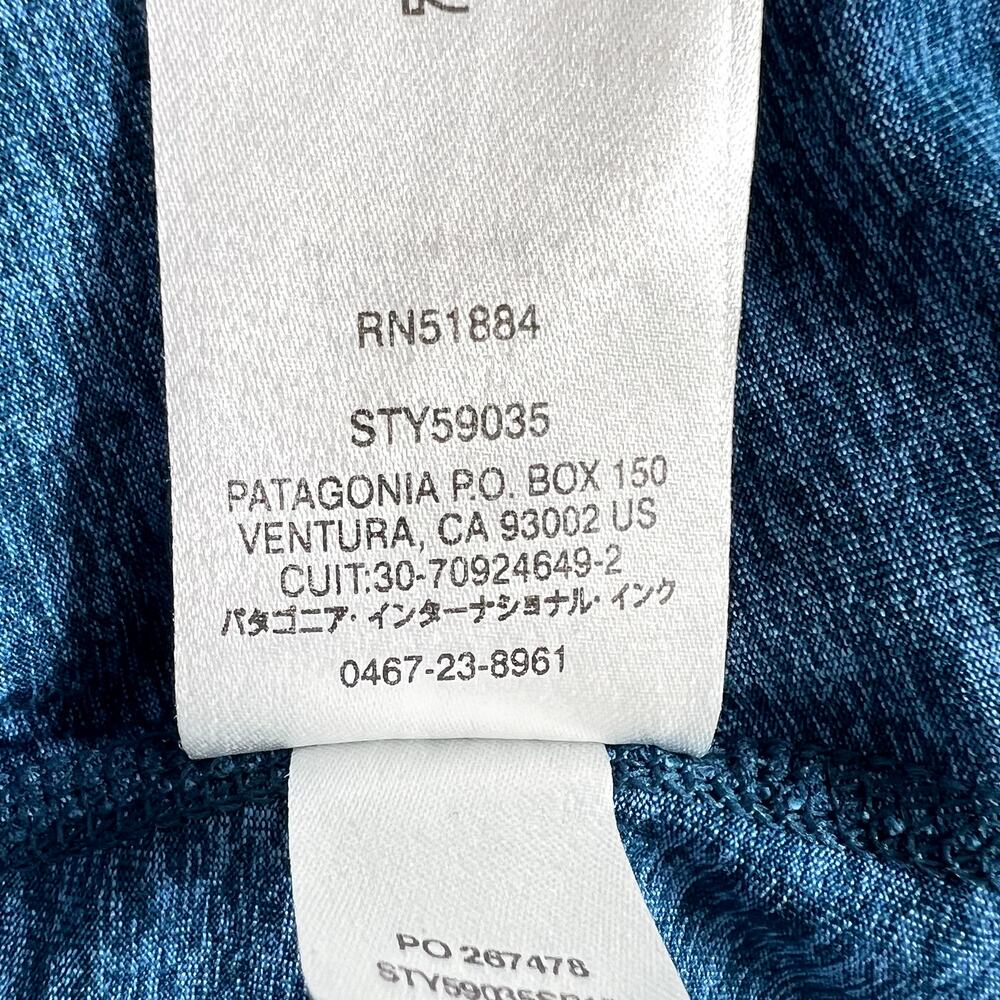 Patagonia W's Sleeveless Seabrook Dress Big Sur Blue Womens Small - Picture 10 of 11